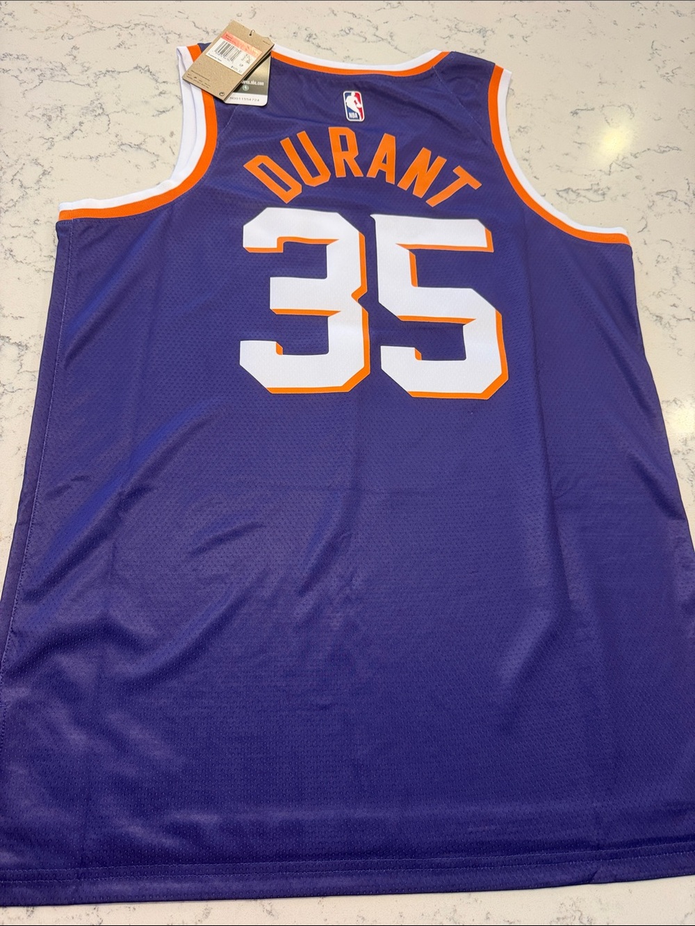 Durant #35 men’s large Nike dri fit basketball jersey suns